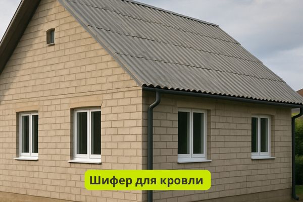 Шифер для кровли фото